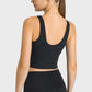 Feel Like Skin Highly Stretchy Cropped Sports Tank