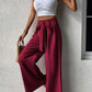 Tie Front Wide Leg Pants