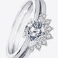 925 Sterling Silver Moissanite Ring