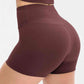 Slim Fit Wide Waistband Sports Shorts