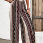 Floral High Waist Wide Leg Pants