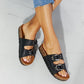 Forever Link Sitting Seaside Cork Buckle Slide Sandal