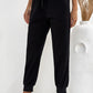 Drawstring Elastic Waist Pocket Joggers
