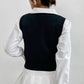 Argyle V-neck Knitted Vest