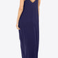 Floral Spaghetti Strap Maxi Dress with Pockets