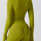Zip-Up Long Sleeve Sports Top