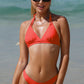 Halter Neck Tie Back Bikini Set