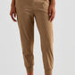 Elastic Waist Cropped Joggers with Side Pockets