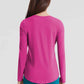 Round Neck Long Sleeve Sports Top