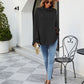 Curved Hem Turtleneck Sweater