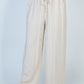 White Birch Finding Myself Full Size Striped Knit Pants in Cream