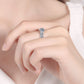 1 Carat Moissanite 925 Sterling Silver Ring