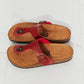 MMShoes Drift Away T-Strap Flip-Flop in Wine
