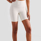 Wide Waistband Sports Shorts