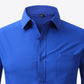 Button-Up Long Sleeve Pocket Collared Shirt