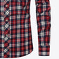 Plaid Button-Front Long Sleeve Shirt with Pockets