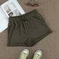Drawstring Waist Cuffed Shorts