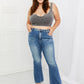 RISEN Full Size Iris High Waisted Flare Jeans