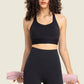 Feel Like Skin Racerback Halter Neck Sports Bra