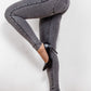 Buttoned Skinny Long Jeans