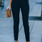 Zipper Ankle High Waist Skinny Pants