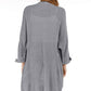 Open Front Slit Exposed Seam Cardigan