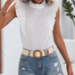 Butterfly Sleeve Frill Neck Blouse