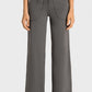 Drawstring Waist Wide Leg Sports Pants with Pockets