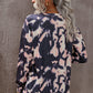 Tie-Dye Round Neck Dropped Shoulder Sweatshirt