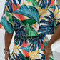Printed Half Sleeve Top and Shorts Lounge Set