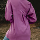 Button-Up Roll-Tab Sleeve Shirt