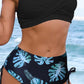 Crisscross Drawstring Detail Bikini Set