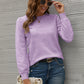 Eyelet Puff Sleeve Sweater
