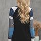 Color Block Pocket Raglan Sleeve Tee