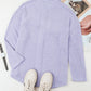 Plush Button Down Collared Jacket