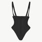 Full Size Adjustable Strap Zip-Up Shaping Bodysuit