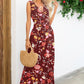 Surplice Neck Sleeveless Maxi Dress