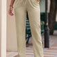 Drawstring Elastic Waist Pants with Pockets