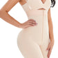 Full Size Lace Detail Zip-Up Under-Bust Shaping Bodysuit