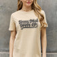 Simply Love Full Size HAPPY MIND HAPPY LIFE Graphic Cotton Tee
