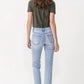 Lovervet Full Size Andrea Midrise Crop Straight Jeans