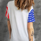 Stars and Stripes Round Neck Tee