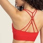 Feel Like Skin Racerback Halter Neck Sports Bra