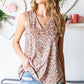 Animal Print V-Neck Tank
