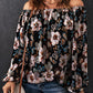 Floral Off-Shoulder Balloon Sleeve Blouse