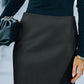 Asymmetrical PU Leather Mini Skirt