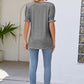 Flounce Sleeve V-Neck Tee