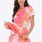 Tie-Dye T-Shirt and Shorts Lounge Set