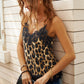 Leopard Eyelash Trim Cami