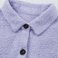 Plush Button Down Collared Jacket